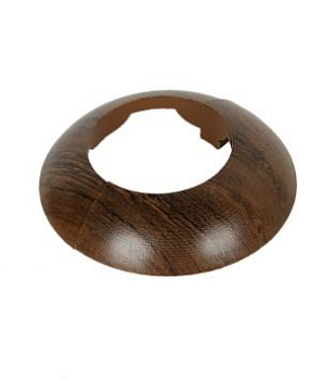 Розетка на труби д19мм 19 Старый дуб