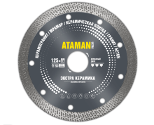 Алмазный диск ATAMAN 125 22,2-1,4 Экстра Керамика